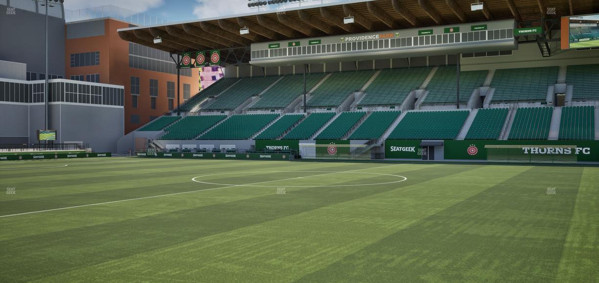 Providence Park - Section Club 5 Seat View