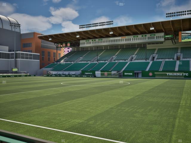 Providence Park - Section Club 5 Seat View