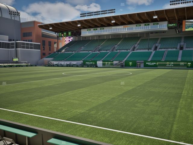 Providence Park - Section Club 5 Seat View