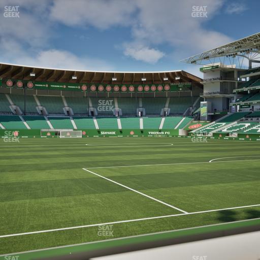 Providence Park - Section Club Deck 1 Seat View