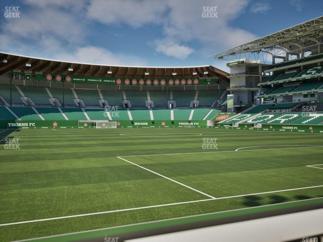 Providence Park - Section Club Deck 1 Seat View