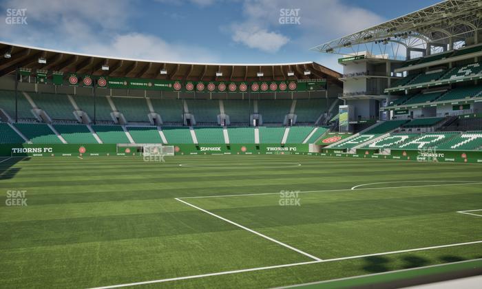 Providence Park - Section Club Deck 1 Seat View