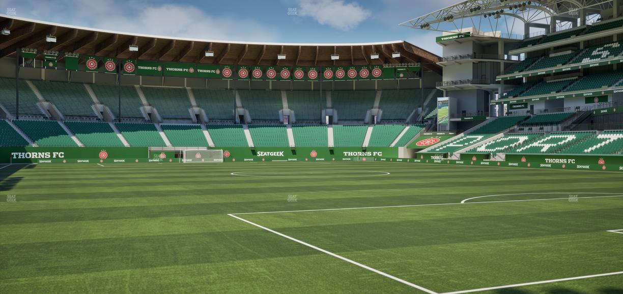 Providence Park - Section Club Deck 1 Seat View