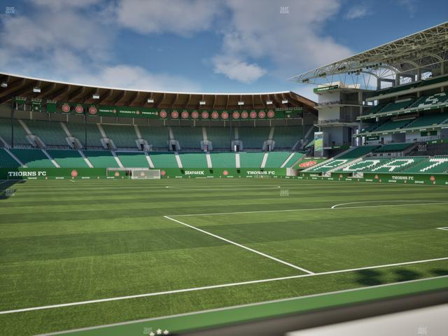 Providence Park - Section Club Deck 1 Seat View