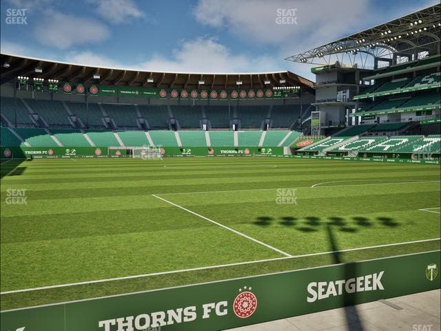 Providence Park - Section Club Deck 1 Seat View