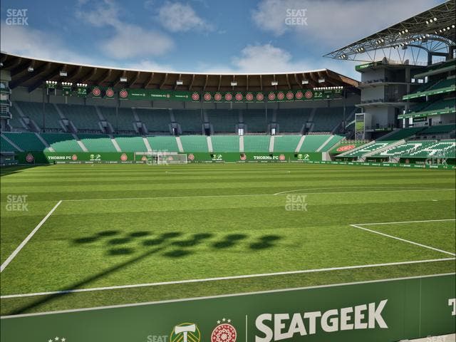 Providence Park - Section Club Deck 2 Seat View