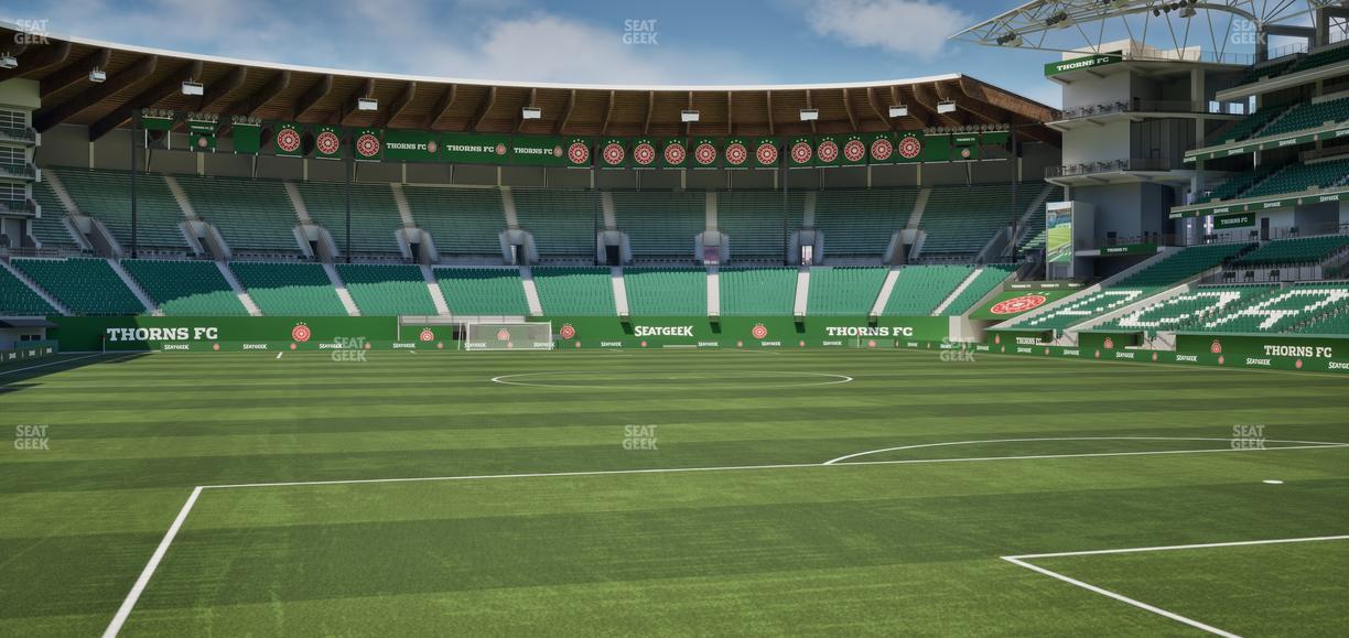 Providence Park - Section Club Deck 2 Seat View