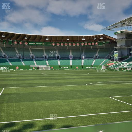 Providence Park - Section Club Deck 2 Seat View