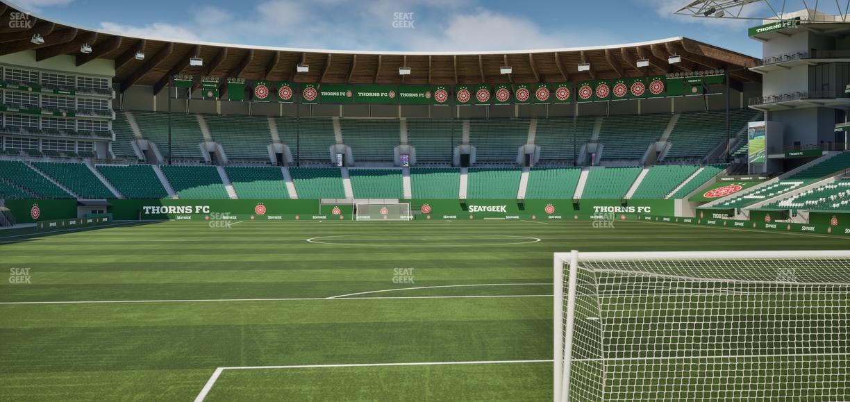 Providence Park - Section Club Deck 3 Seat View