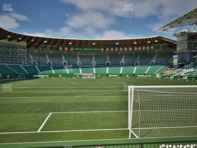 Providence Park - Section Club Deck 3 Seat View