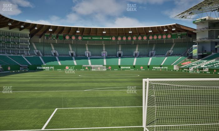 Providence Park - Section Club Deck 3 Seat View