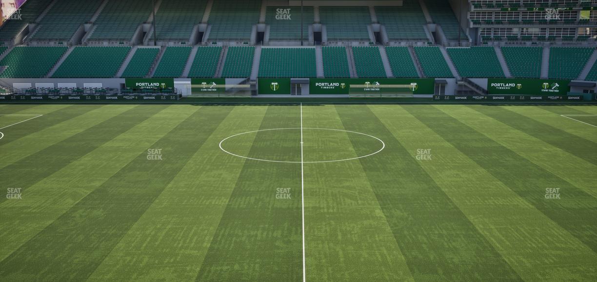 Providence Park - Section Club Deck Seat View