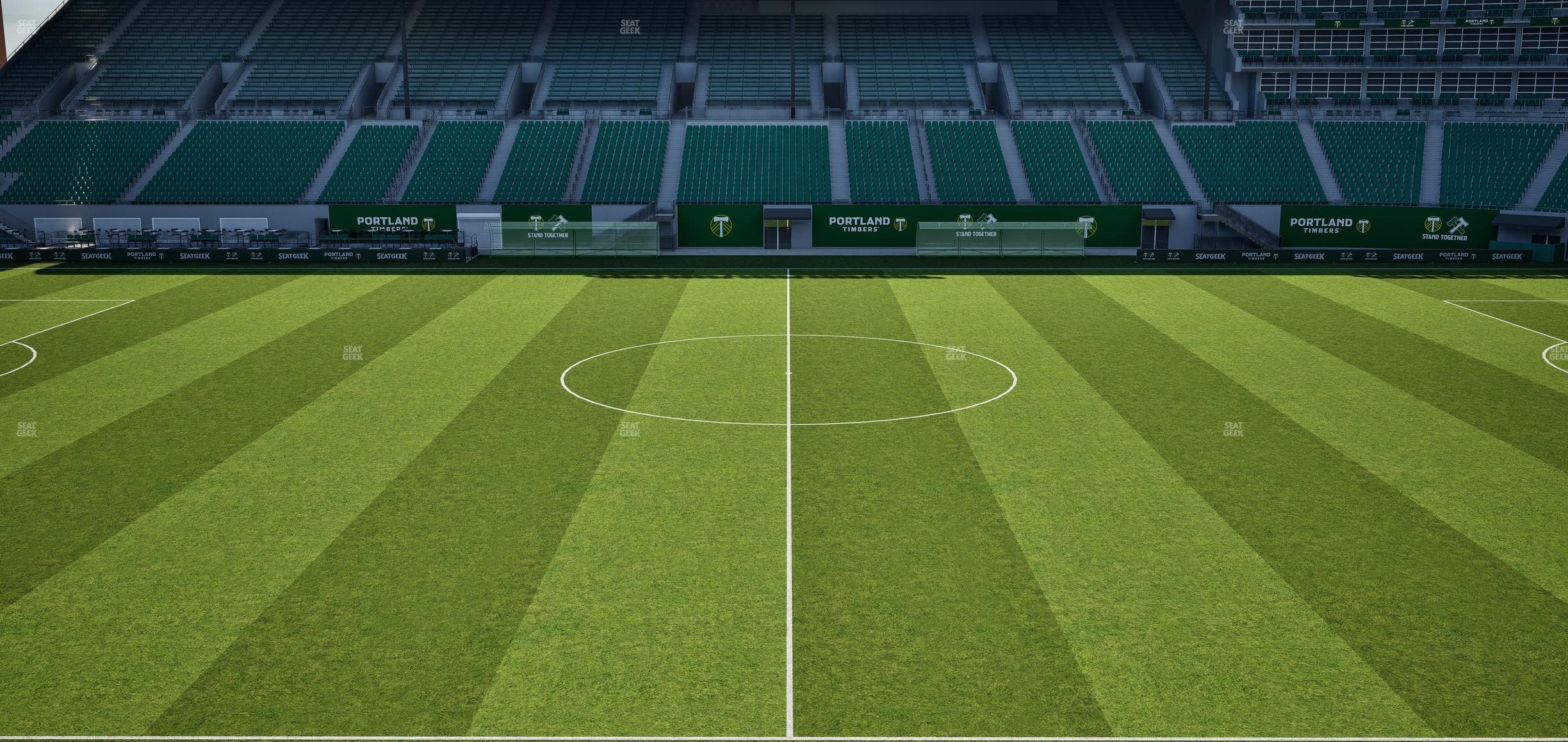 Providence Park - Section Club Deck Seat View