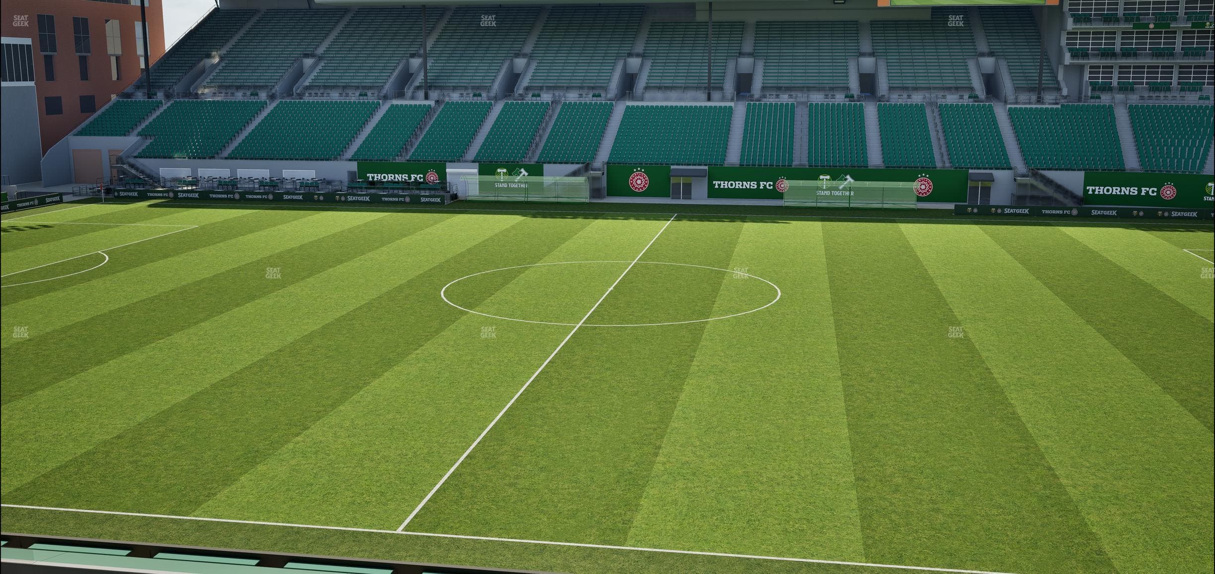 Providence Park - Section Club Wing 1 Seat View
