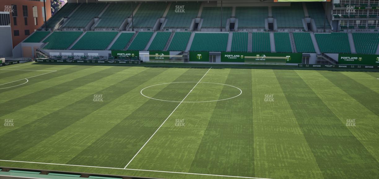 Providence Park - Section Club Wing 1 Seat View