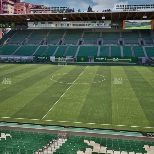 Providence Park - Section Club Wing 1 Seat View