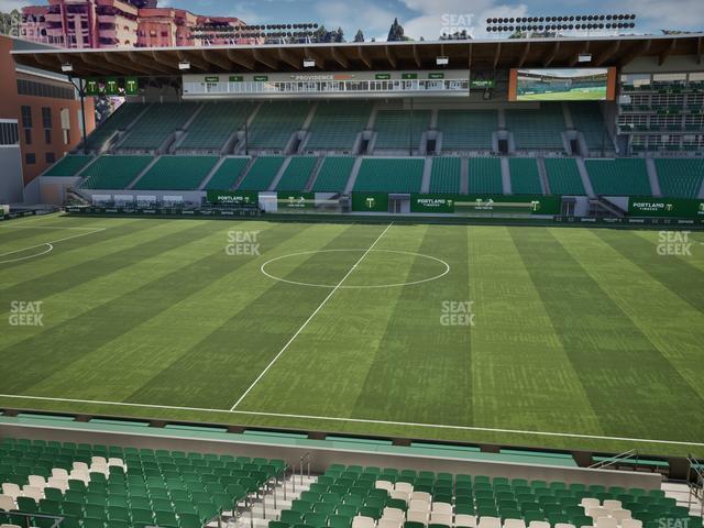 Providence Park - Section Club Wing 1 Seat View