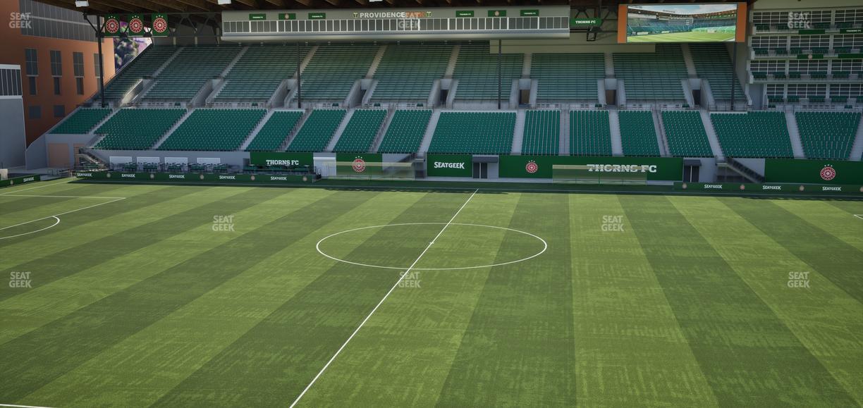 Providence Park - Section Club Wing 1 Seat View