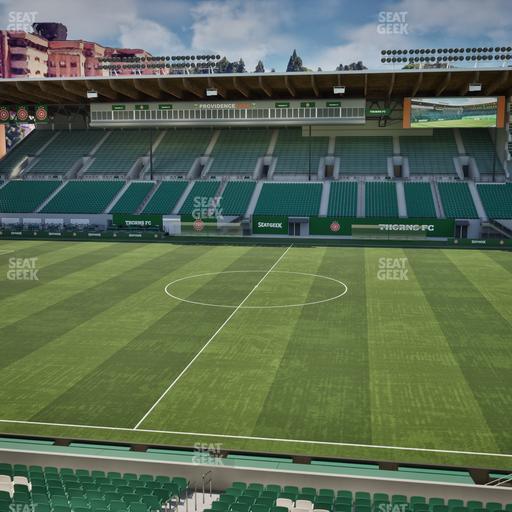 Providence Park - Section Club Wing 1 Seat View