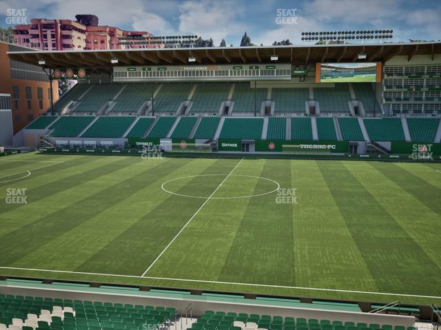 Providence Park - Section Club Wing 1 Seat View