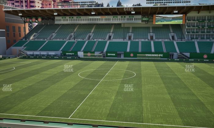 Providence Park - Section Club Wing 1 Seat View