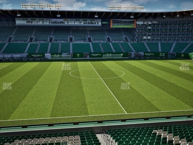 Providence Park - Section Club Wing 5 Seat View