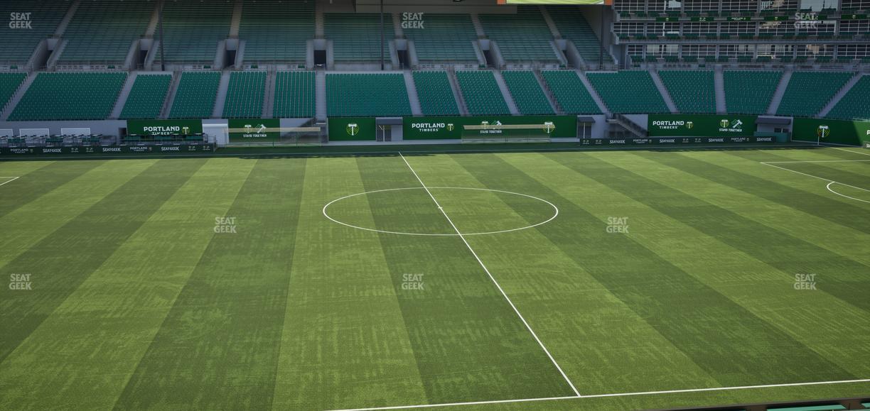 Providence Park - Section Club Wing 5 Seat View