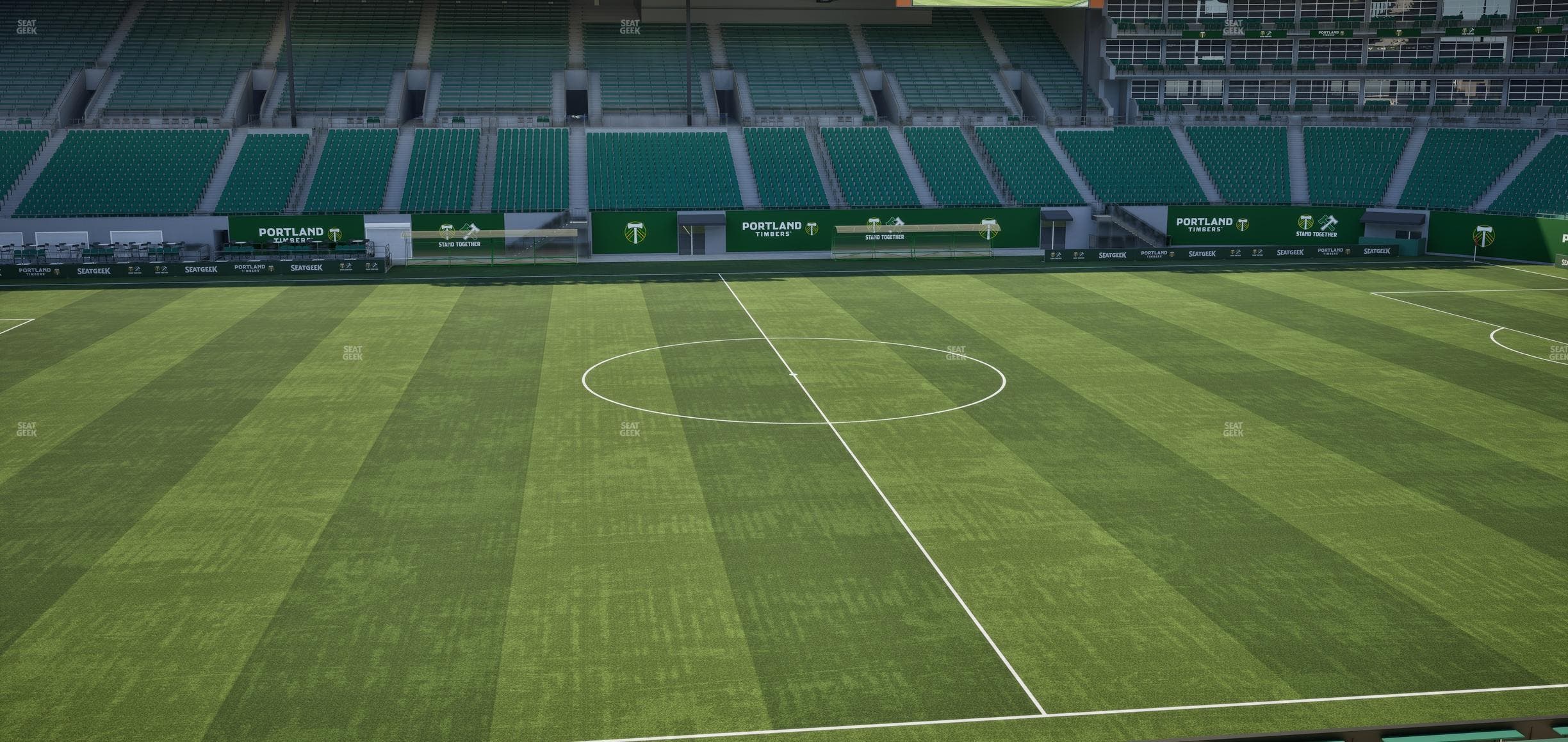 Providence Park - Section Club Wing 5 Seat View