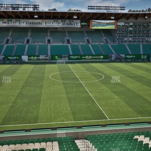 Providence Park - Section Club Wing 5 Seat View