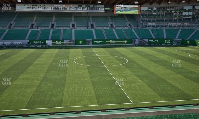 Providence Park - Section Club Wing 5 Seat View