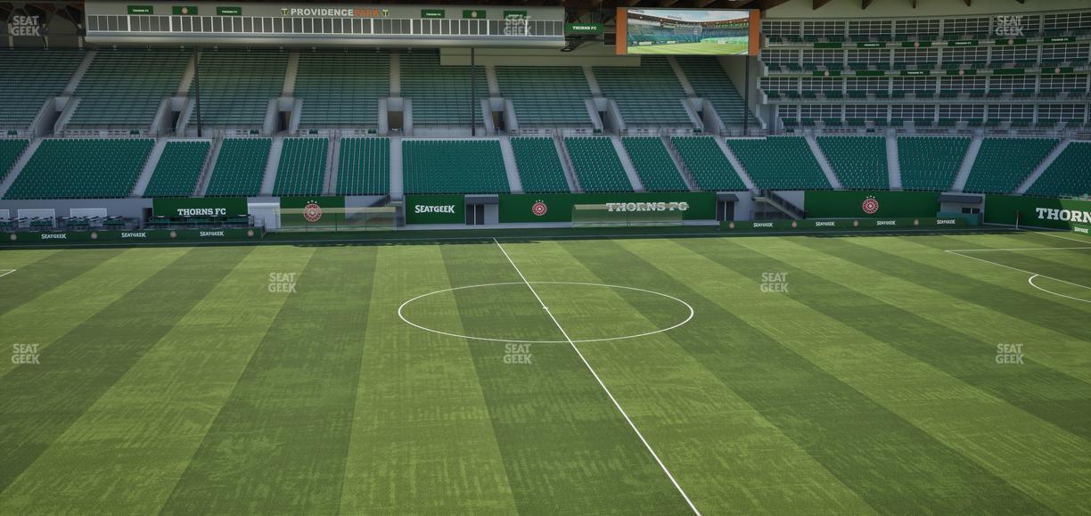 Providence Park - Section Club Wing 5 Seat View