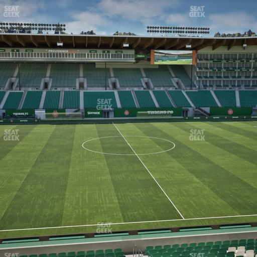 Providence Park - Section Club Wing 5 Seat View