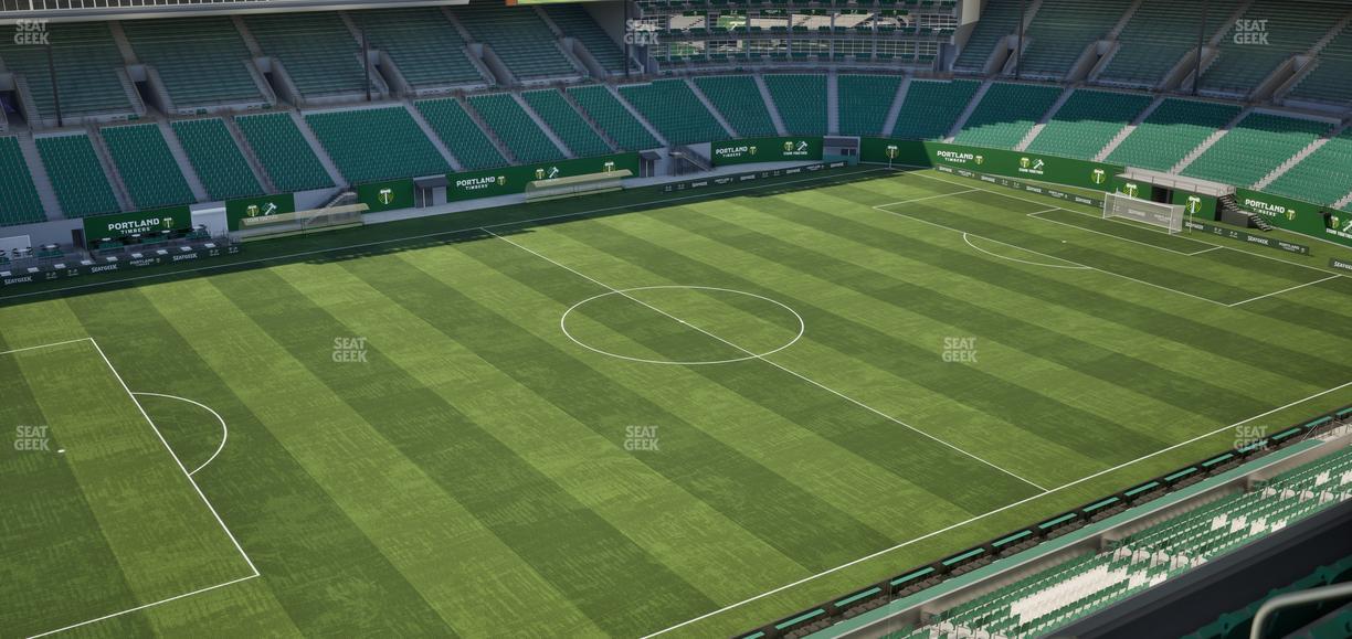 Providence Park - Section East Vista 1 Seat View