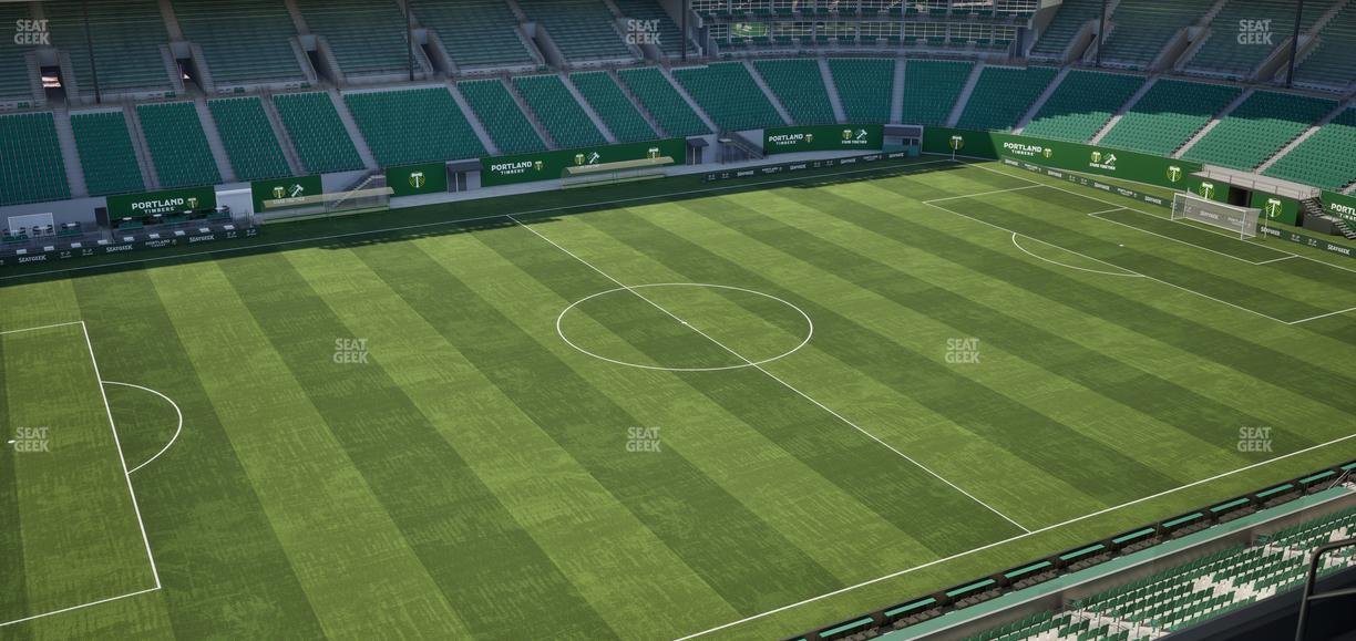 Providence Park - Section East Vista 2 Seat View