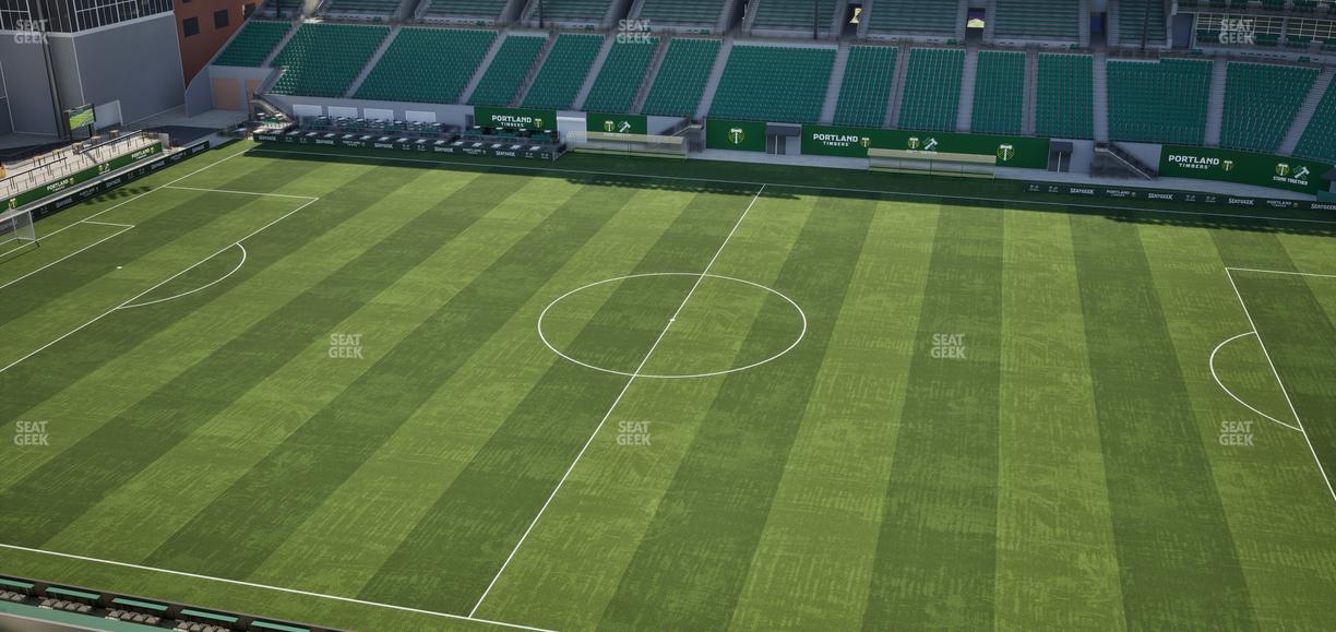 Providence Park - Section East Vista 7 Seat View