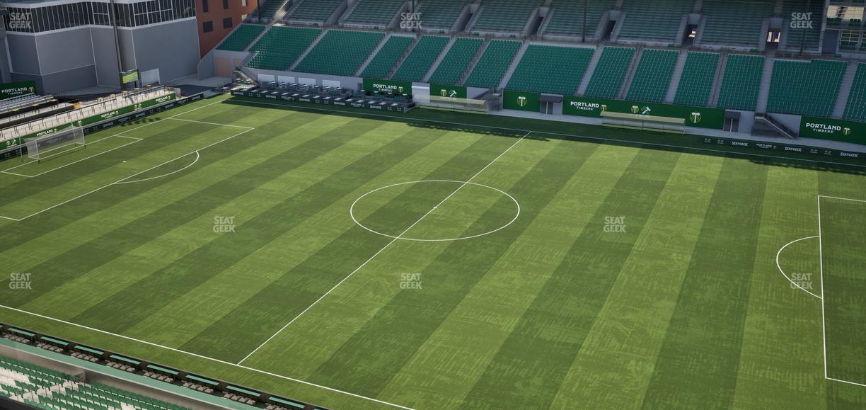 Providence Park - Section East Vista 8 Seat View