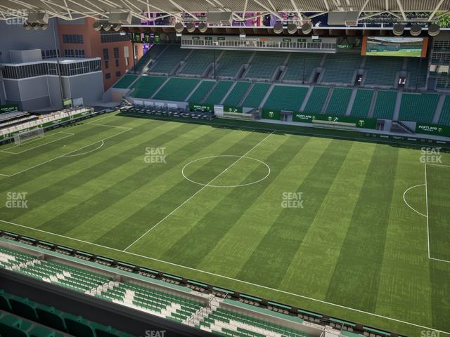 Providence Park - Section East Vista 8 Seat View