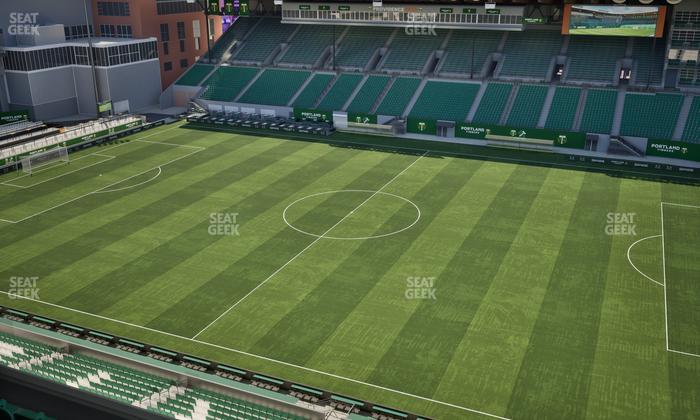 Providence Park - Section East Vista 8 Seat View