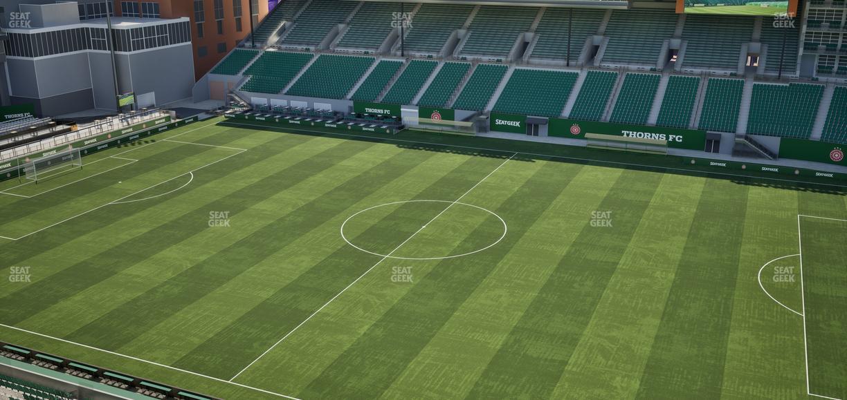 Providence Park - Section East Vista 8 Seat View