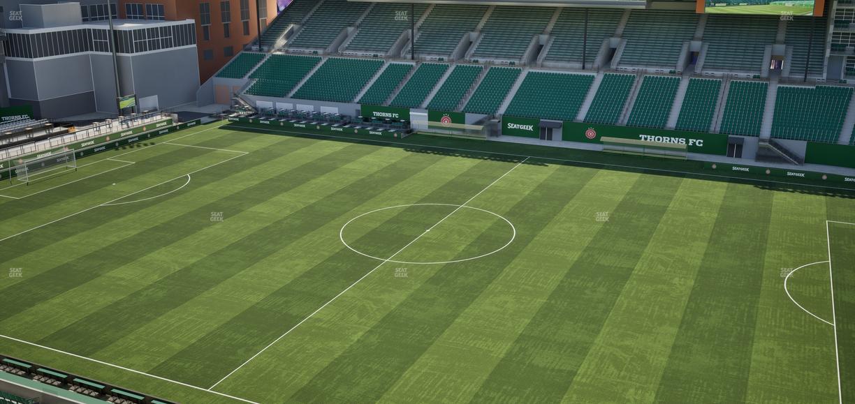 Providence Park - Section East Vista 8 Seat View