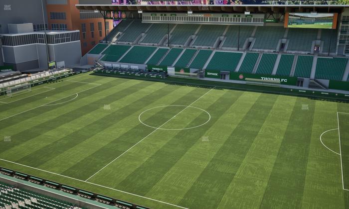 Providence Park - Section East Vista 8 Seat View