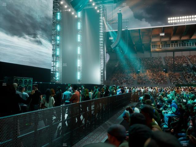 Providence Park - Section Floor 1 Seat View