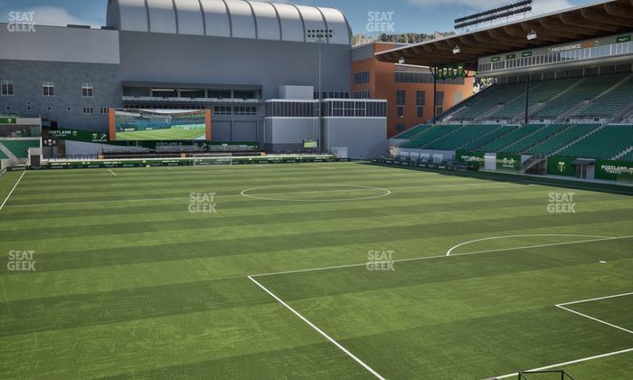 Providence Park - Section Ga Supporters Seat View