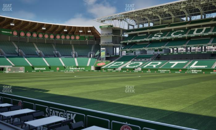 Providence Park - Section Lexus Lounge E 2 Seat View