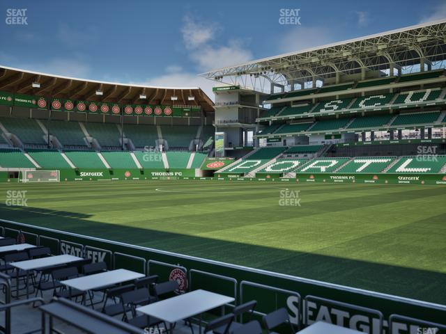 Providence Park - Section Lexus Lounge F 2 Seat View Providence Park - Section Lexus Lounge F 2 Seat View