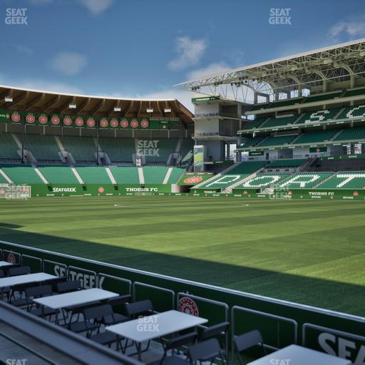 Providence Park - Section Lexus Lounge J 2 Seat View