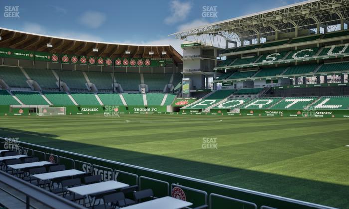 Providence Park - Section Lexus Lounge J 2 Seat View