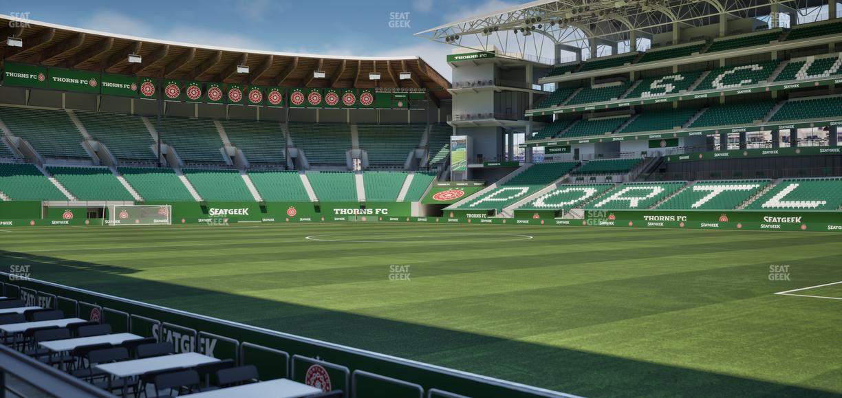 Providence Park - Section Lexus Lounge K 2 Seat View