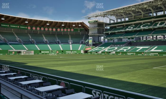 Providence Park - Section Lexus Lounge K 2 Seat View