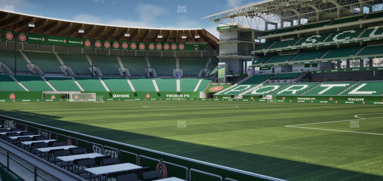 Providence Park - Section Lexus Lounge M 2 Seat View